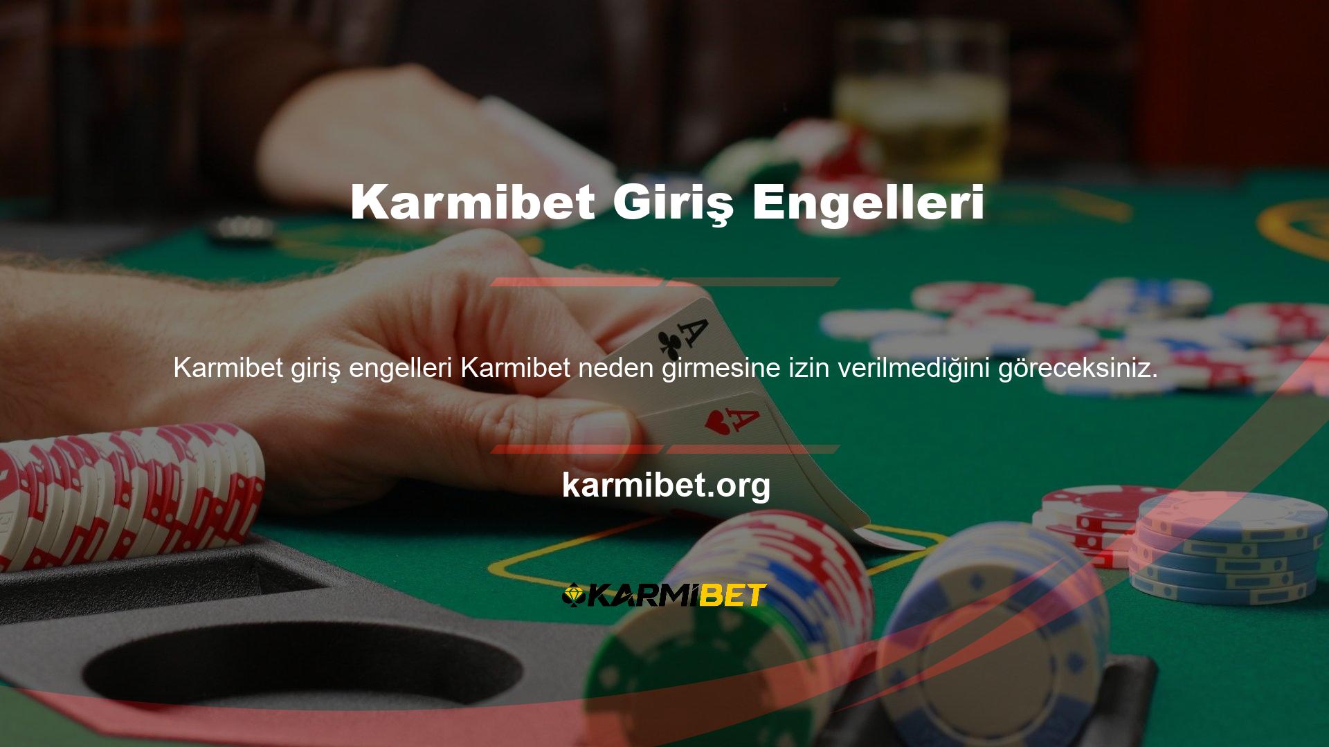 Ayrıca Karmibet sizin yararınıza nasıl kullanacağınızı keşfedeceksiniz